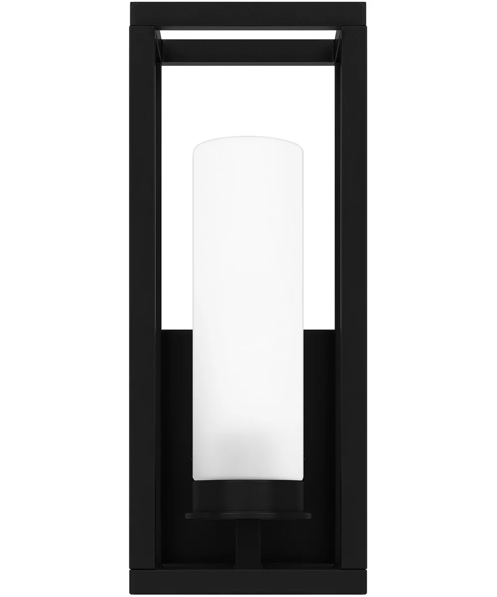 Neville Small 1-light Outdoor Wall Light Coastal Armour Aluminum Matte Black - Image 3