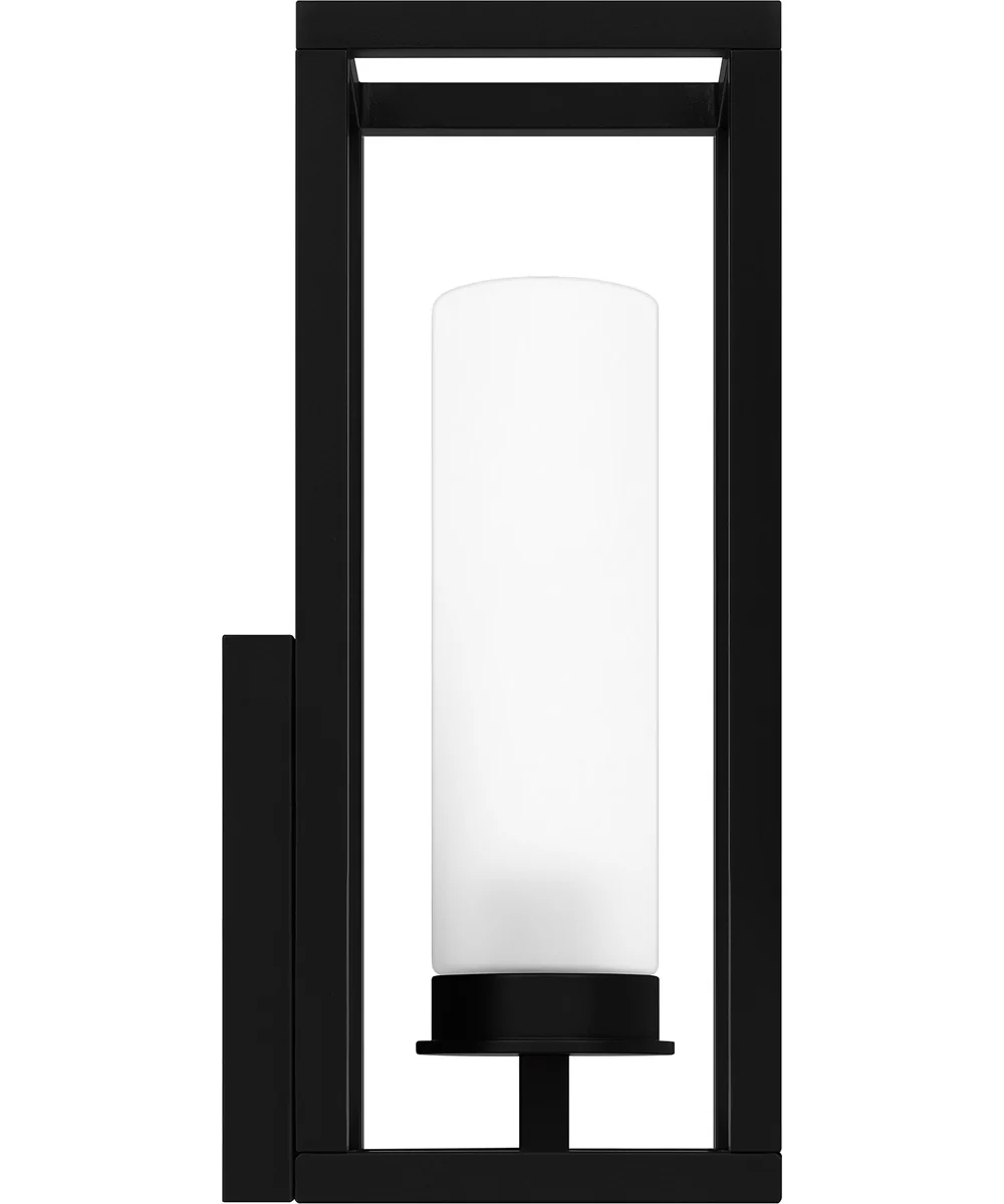 Neville Small 1-light Outdoor Wall Light Coastal Armour Aluminum Matte Black - Image 4
