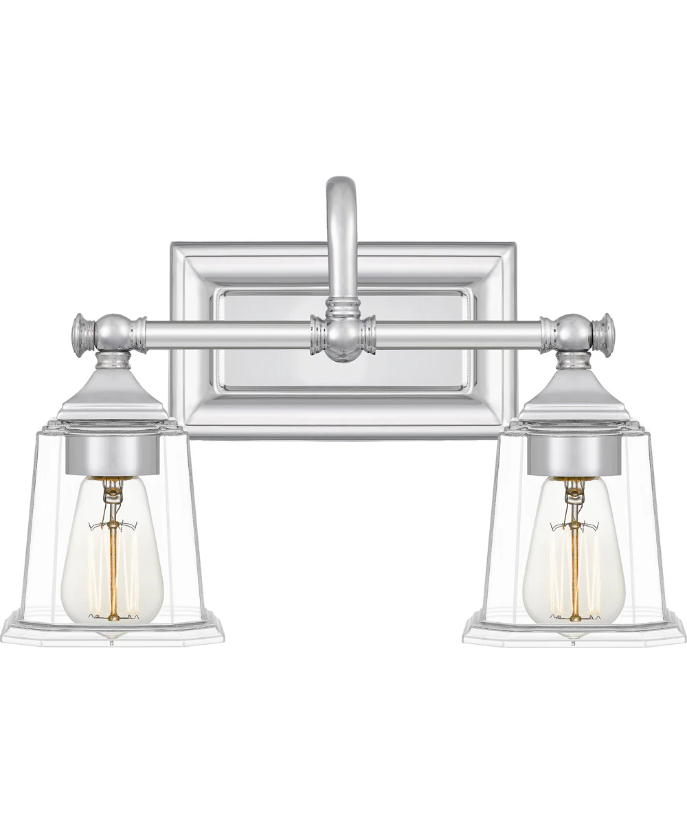 Nicholas Medium 2-light Bath Light Polished Chrome - Image 2