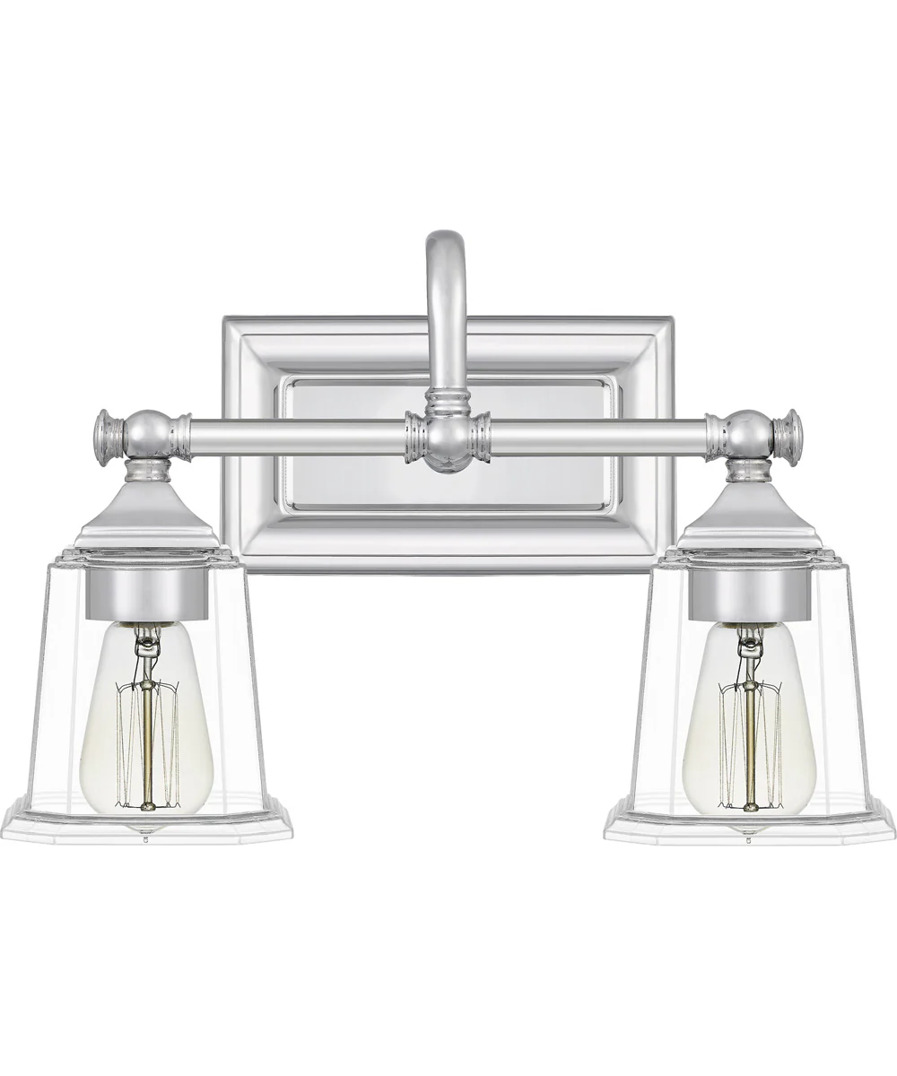 Nicholas Medium 2-light Bath Light Polished Chrome - Image 3