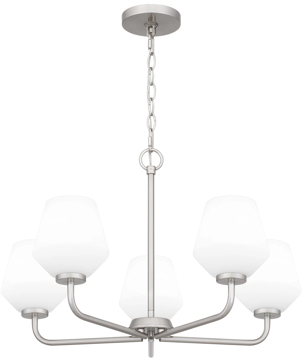 Nielson 5-light Chandelier Brushed Nickel - Image 4