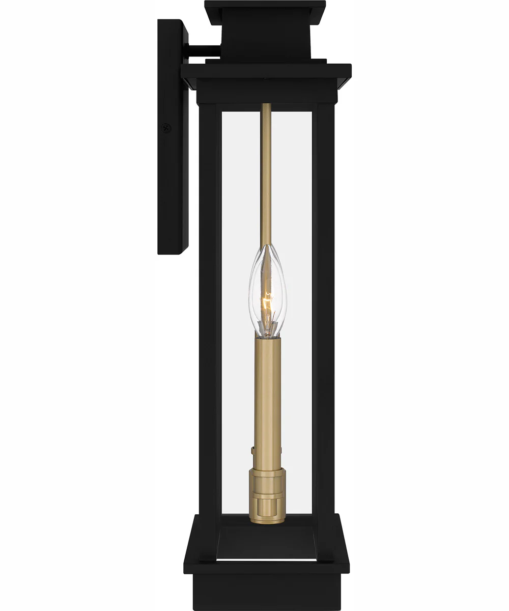 Noelle Large 2-light Outdoor Wall Light Coastal Armour Aluminum Matte Black - Image 5