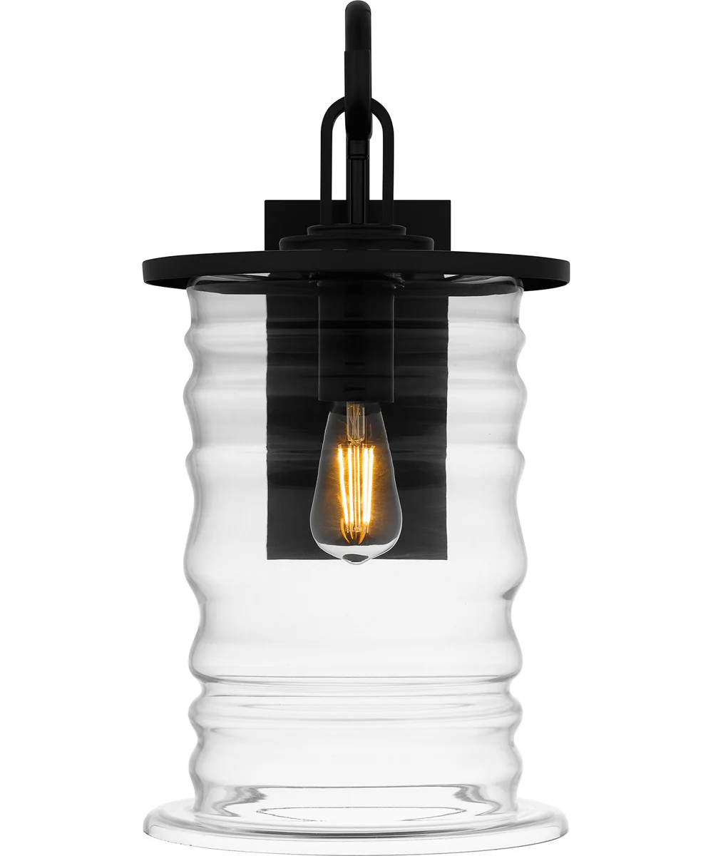 Noland Large 1-light Outdoor Wall Light  Coastal Armour Aluminum Matte Black - Image 3