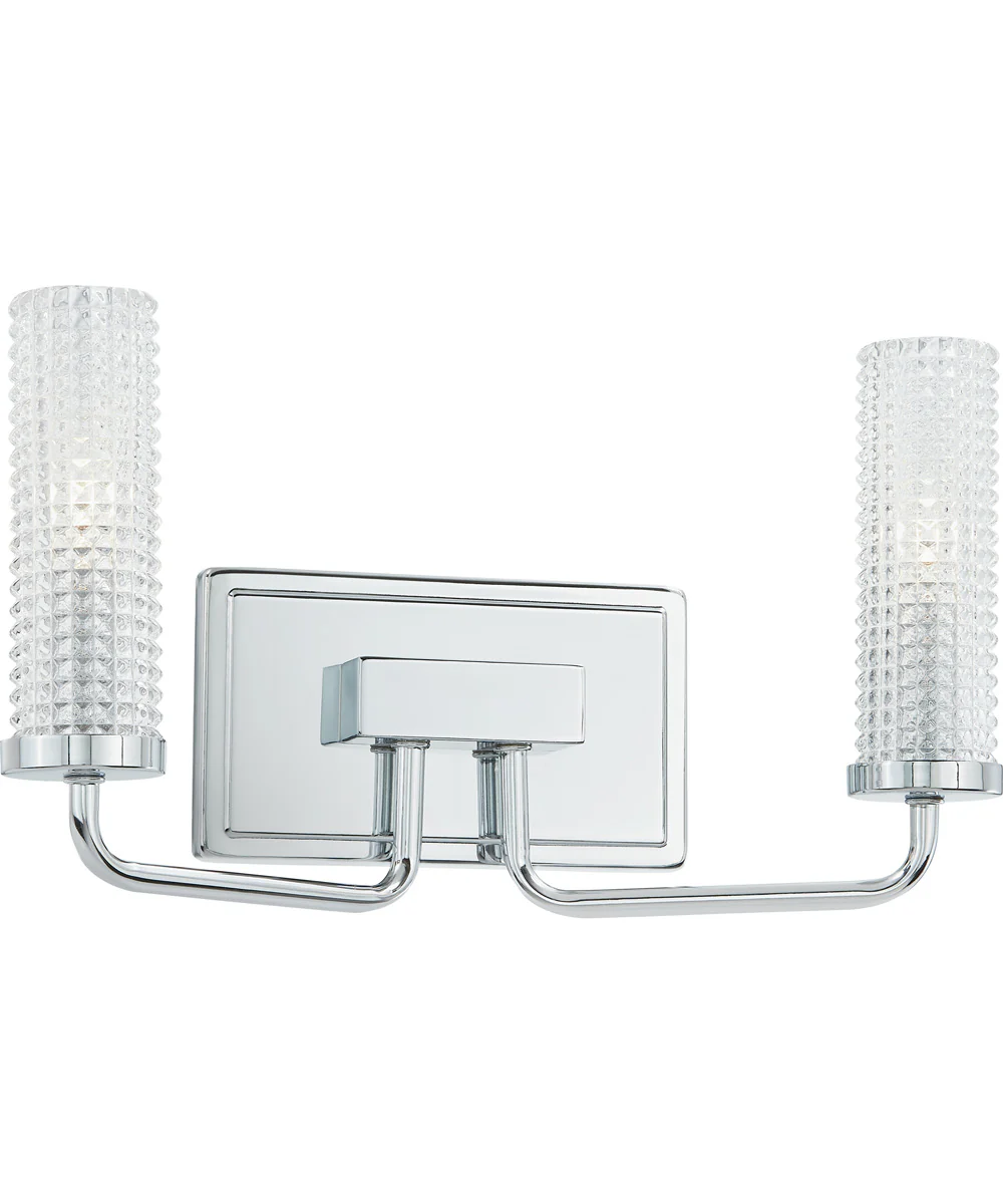 Nora Medium 2-light Bath Light Polished Chrome - Image 5