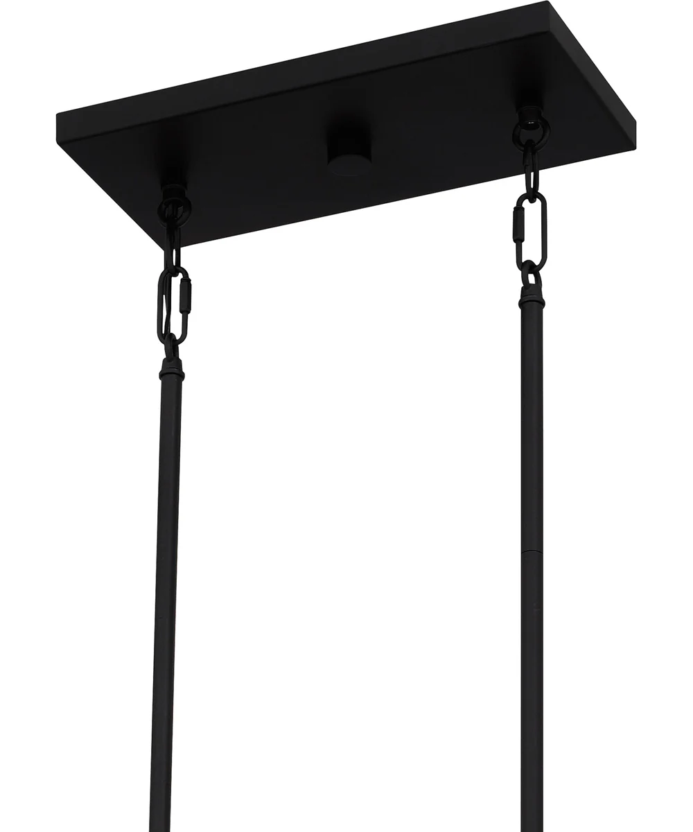 Oak Park Medium 5-light Island Light Matte Black - Image 7