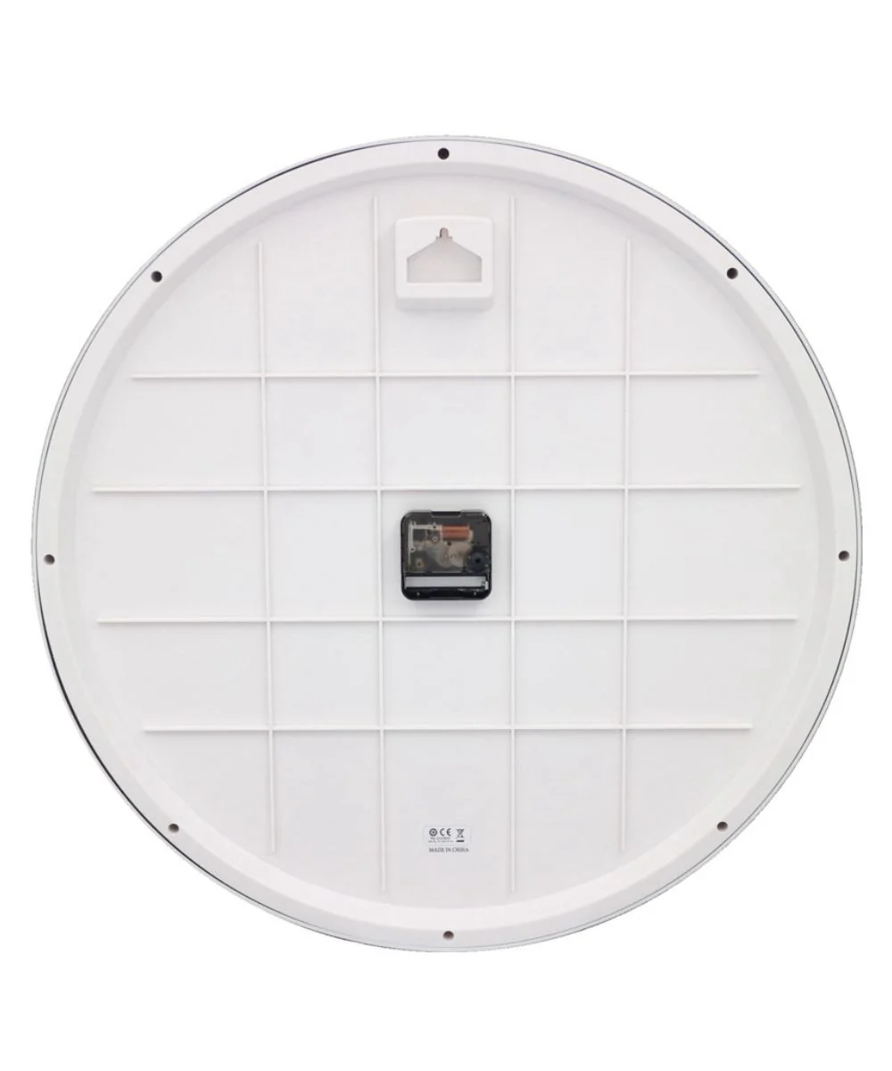 OPEN BOX 20" Wall Clock Abbott Metallic Brown Glass Cover - Image 5