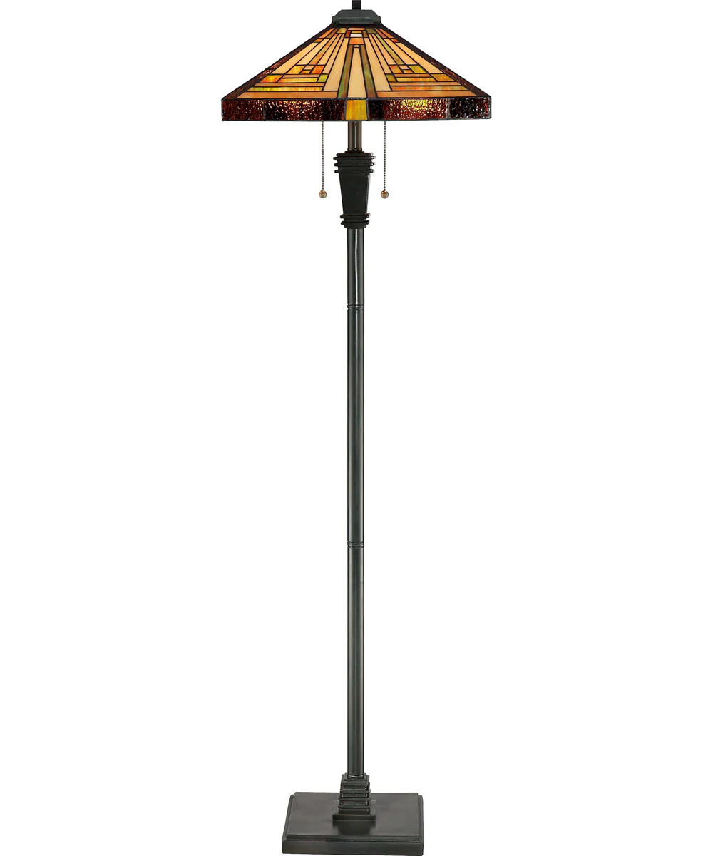 OPEN BOX Stephen Medium 2-light Floor Lamp Vintage Bronze