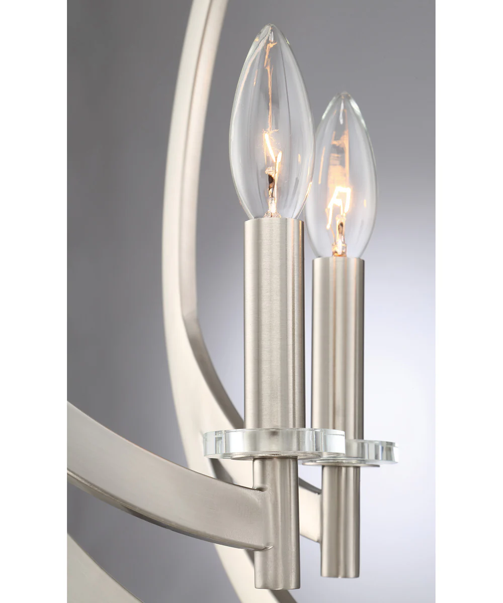 Orion 6-light Semi Flush Mount Brushed Nickel - Image 6