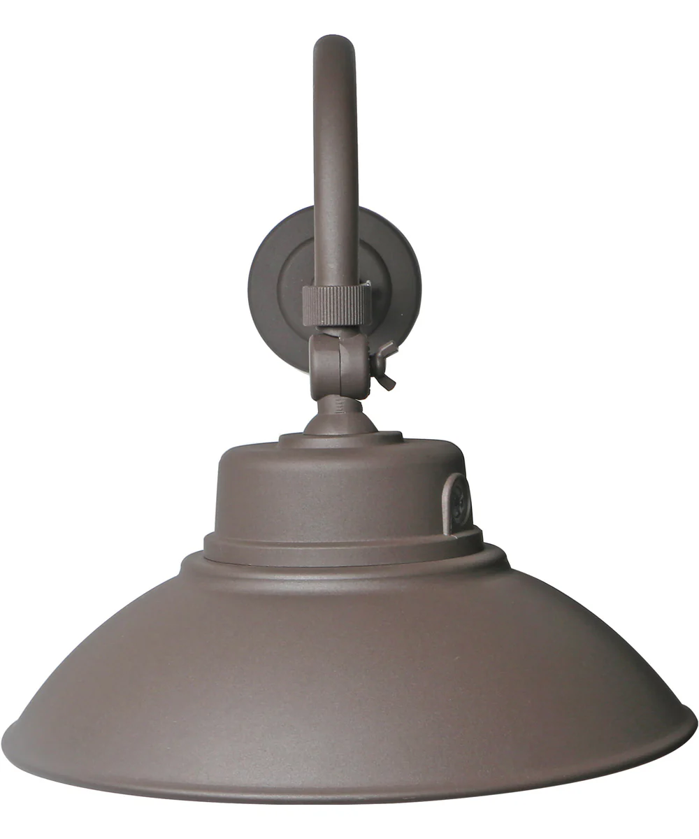 Outdoor Barn Gooseneck Wall Light Bronze Finish, 15"h - Image 3