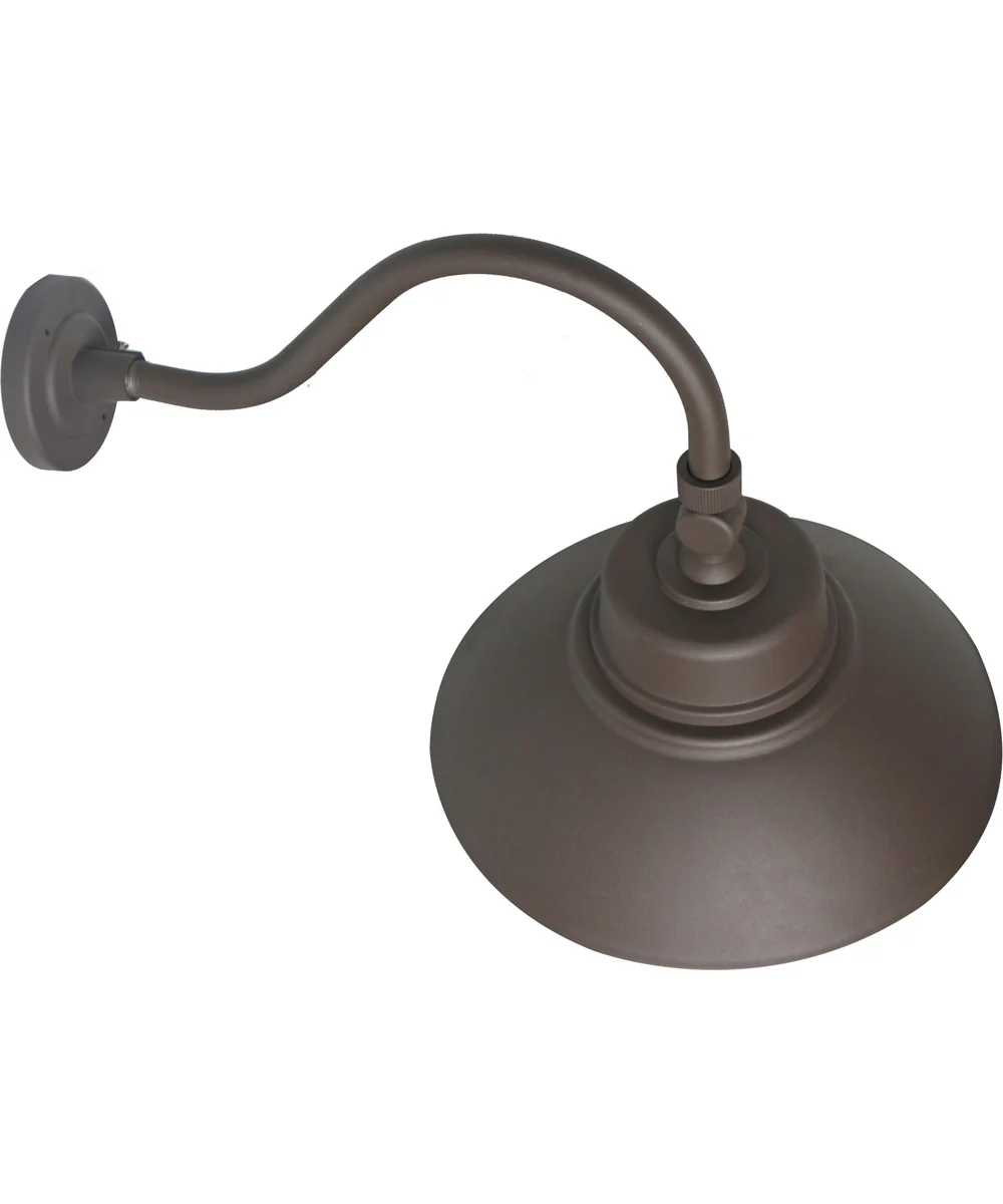 Outdoor Barn Gooseneck Wall Light Bronze Finish, 15"h - Image 6