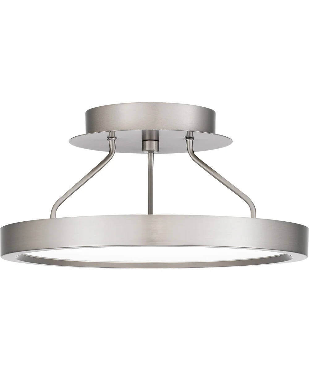 Outskirts Small Semi Flush Mount Brushed Nickel - Image 4
