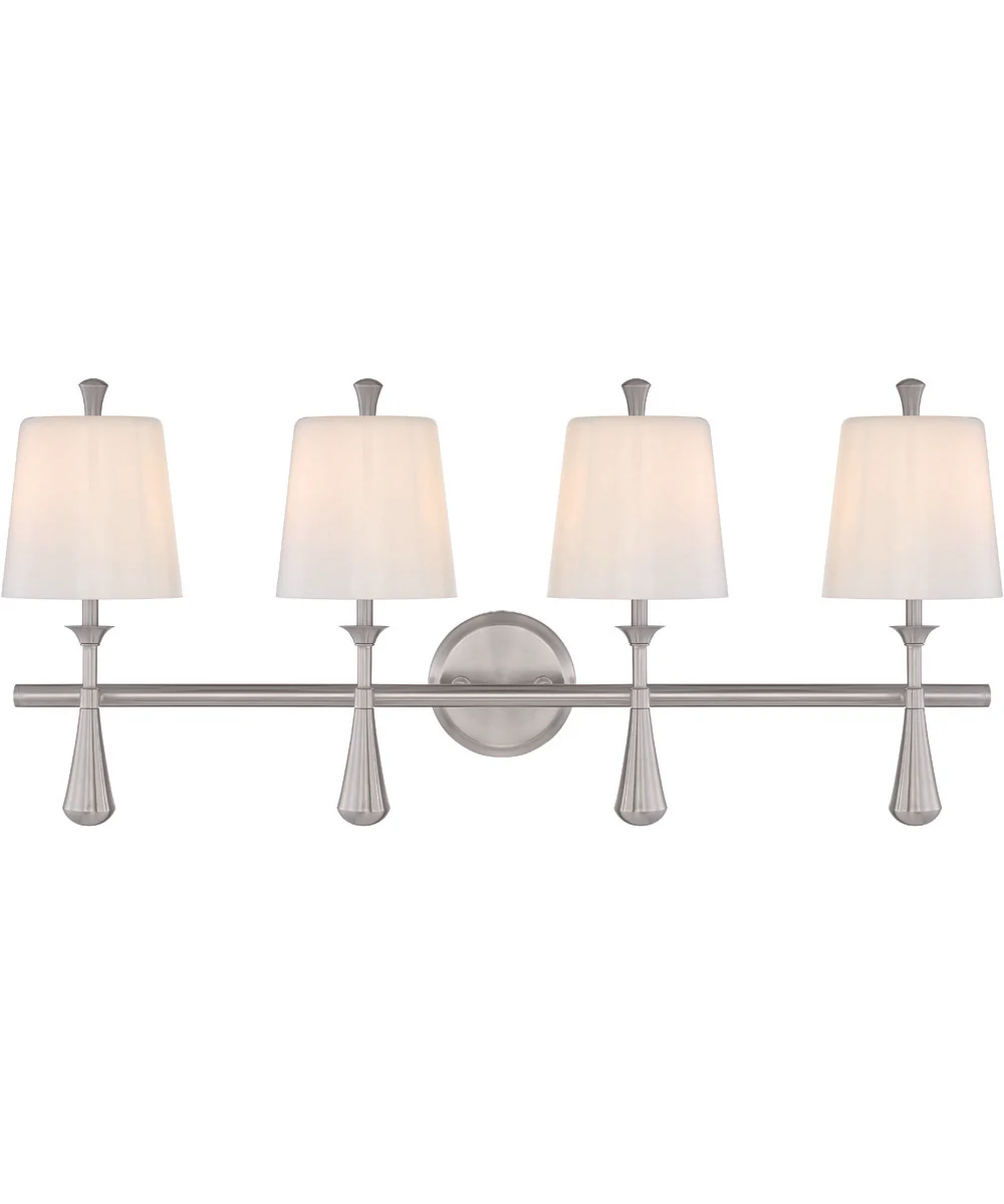 Palmer 4-Light Vanity Brushed Polished Nickel - Image 2