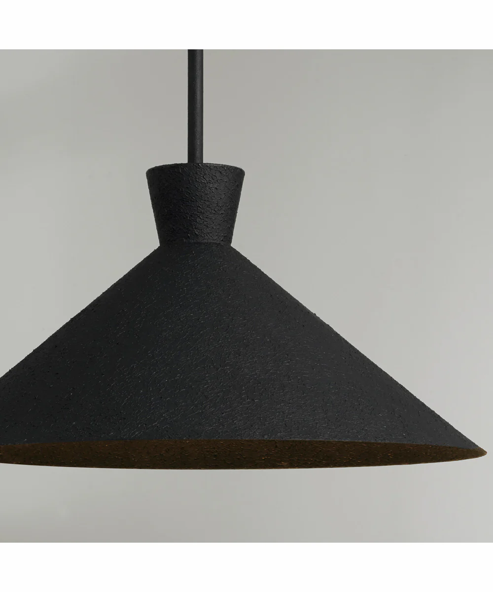 Paloma 1-Light Pendant Textured Black - Image 3