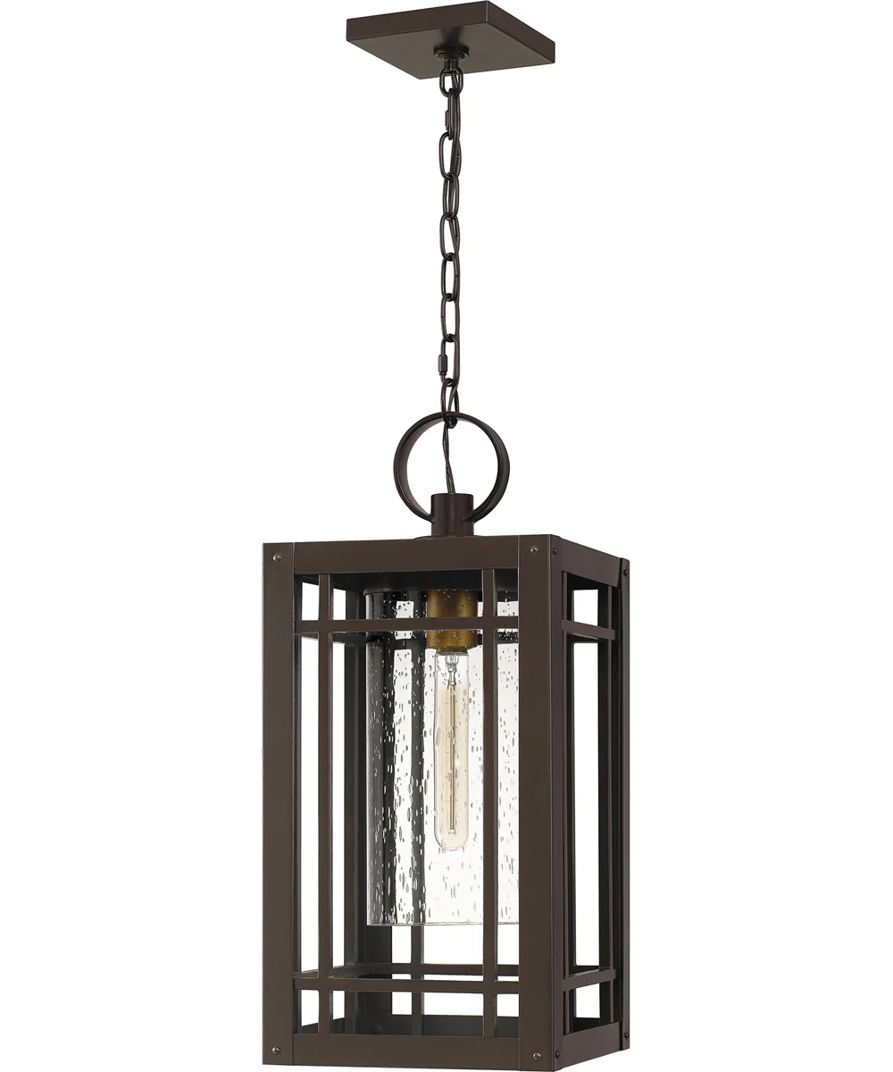 Pelham Large 1-light Outdoor Pendant Light Coastal Armour Aluminum Western Bronze - Image 3