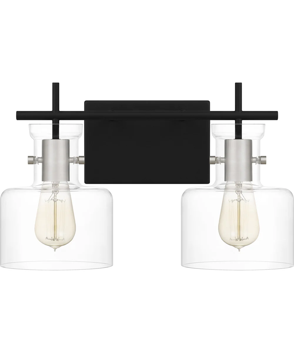 Pensbury Medium 2-light Bath Light Matte Black - Image 3