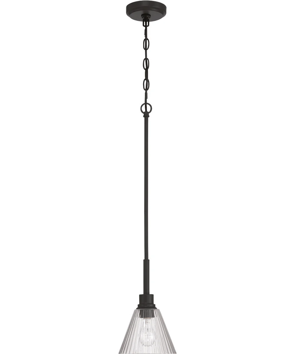 Pleated 1-Light Lighting Flat Black - Image 4