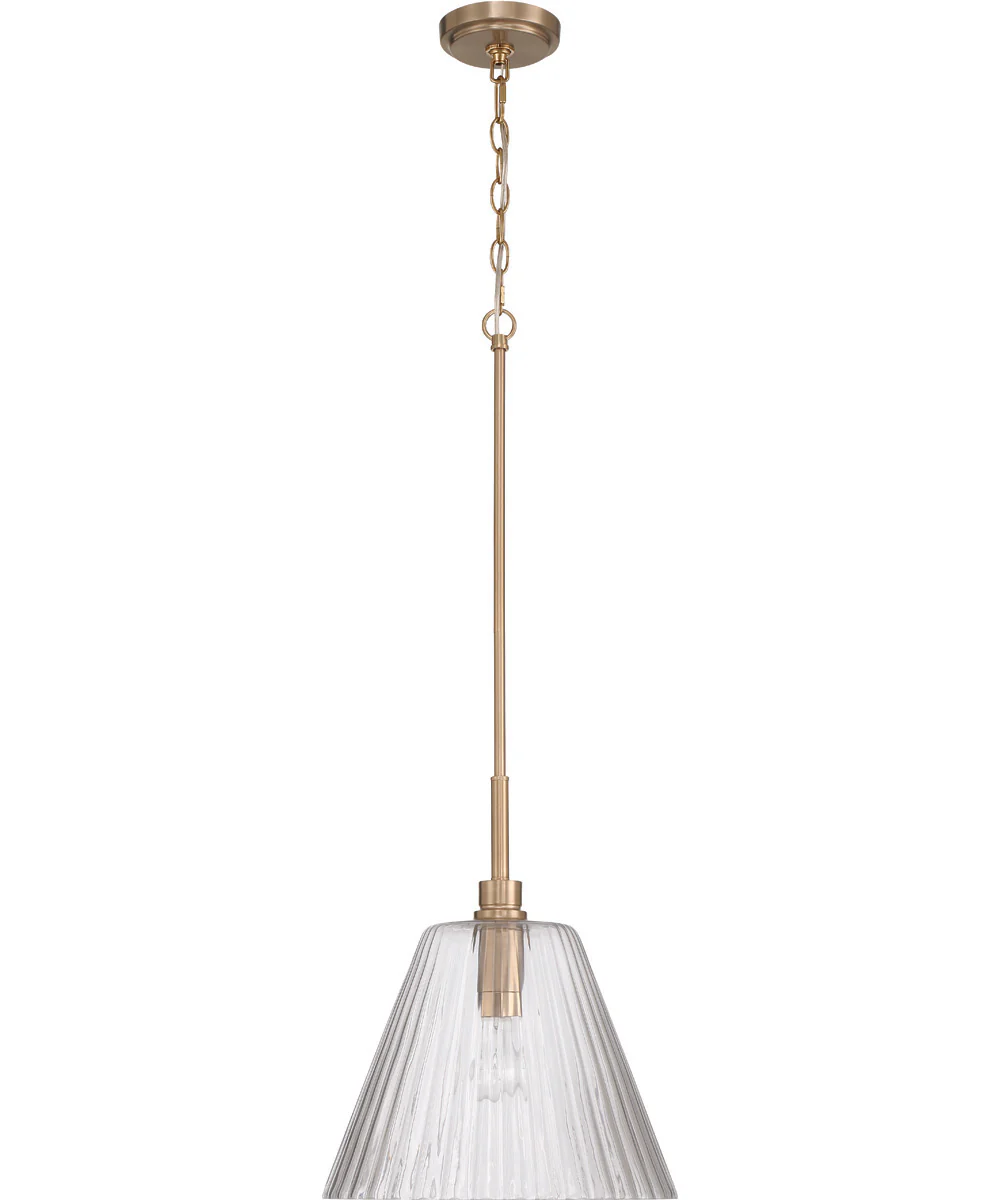 Pleated 1-Light Lighting Premium Bronze - Image 4