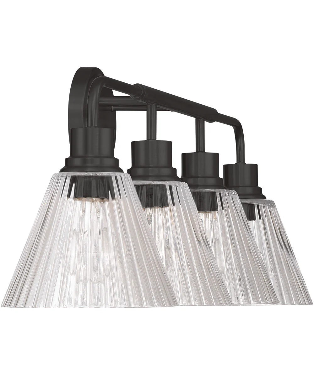 Pleated 4-Light Lighting Flat Black - Image 7