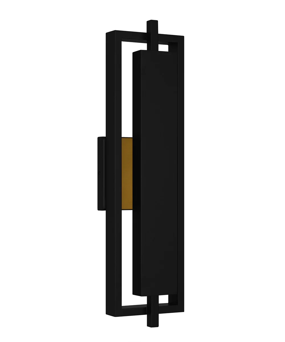 Pointsett Large Outdoor Wall Light  Coastal Armour Aluminum Matte Black - Image 4
