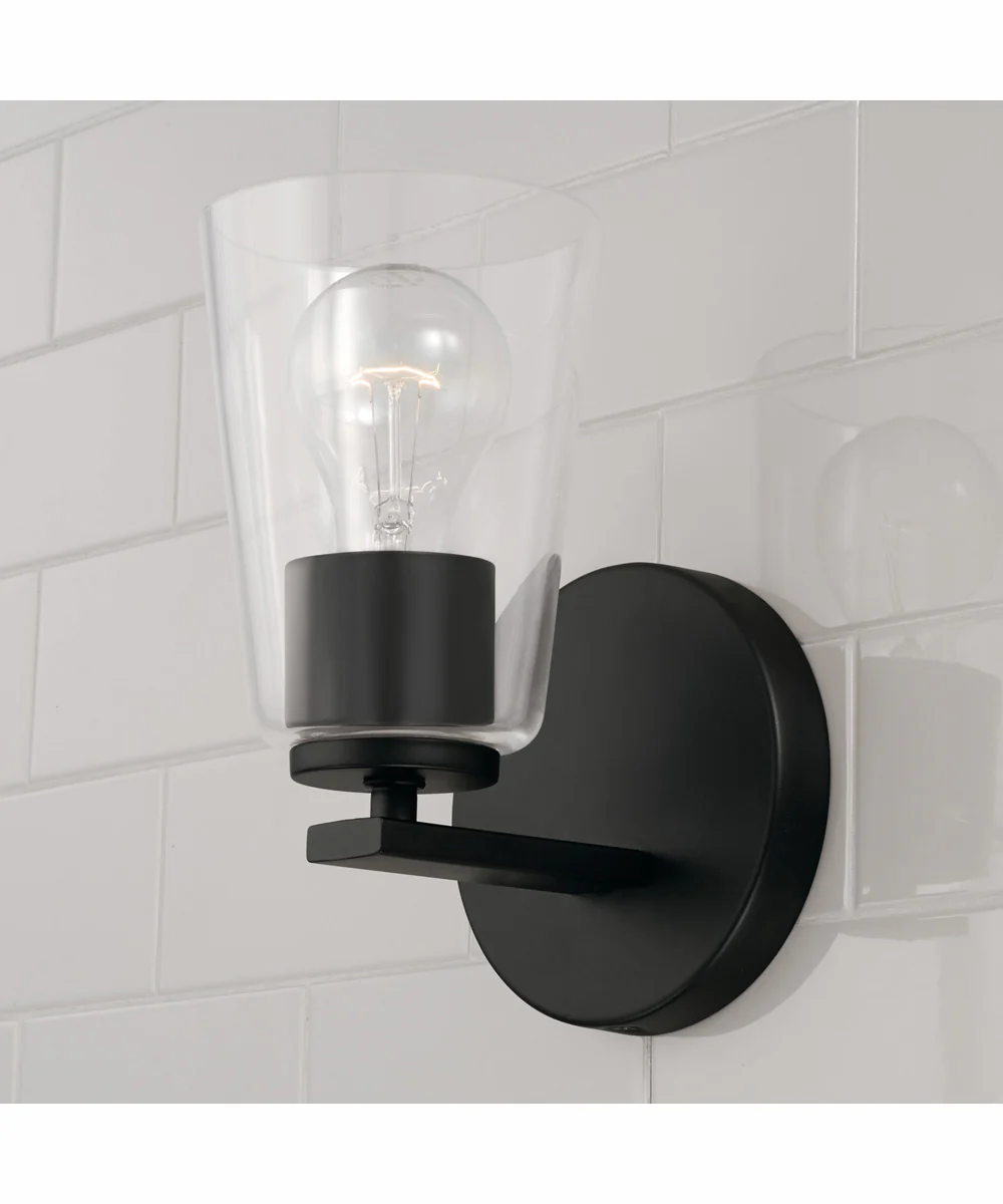 Portman 1-Light Sconce Matte Black - Image 2