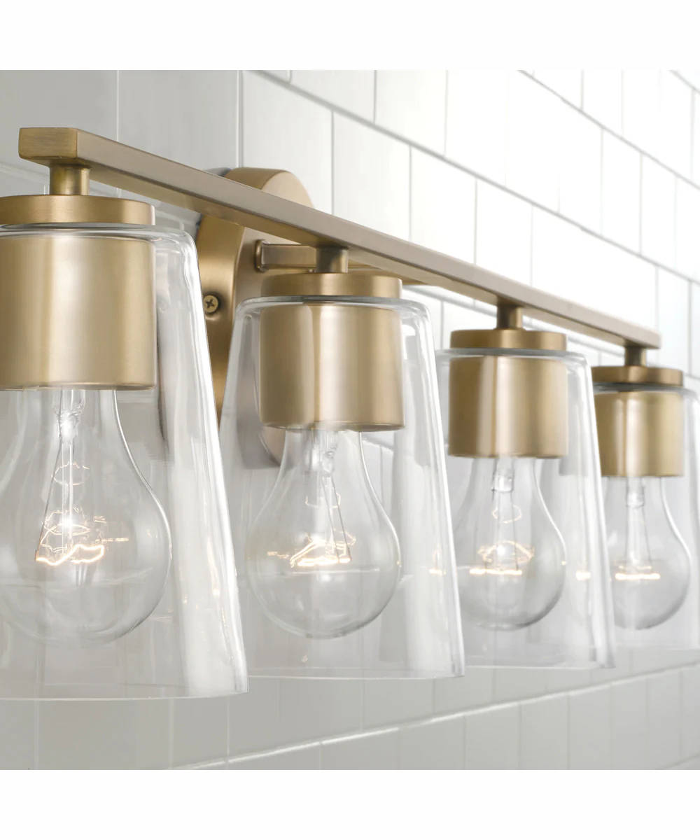 Portman 4-Light Vanity Aged Brass - Image 3