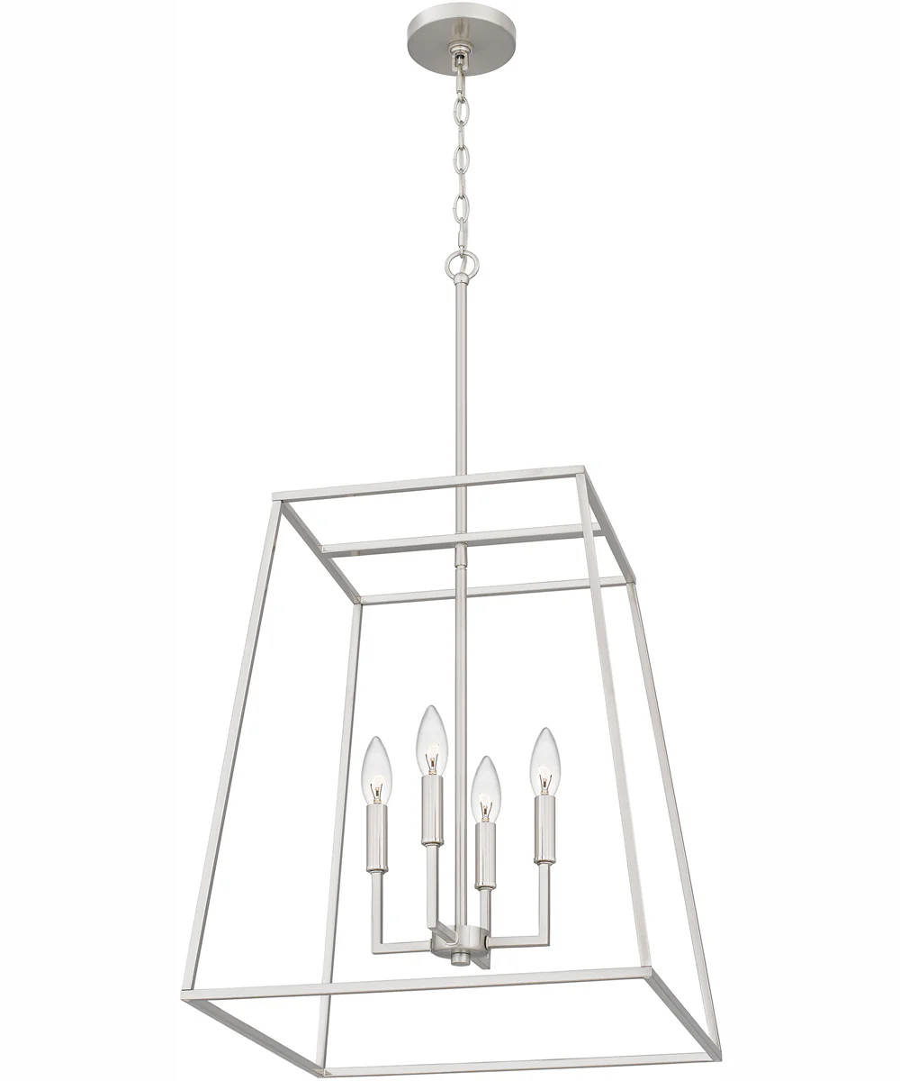 Prescott Large 4-light Pendant Brushed Nickel - Image 5