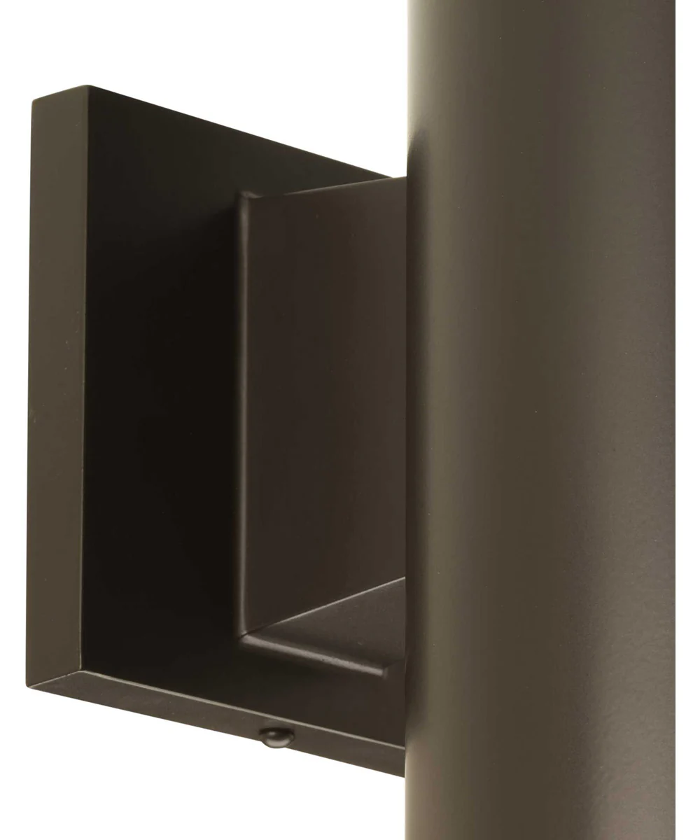 6" LED Outdoor Up/Down Wall Cylinder Antique Bronze - Image 5