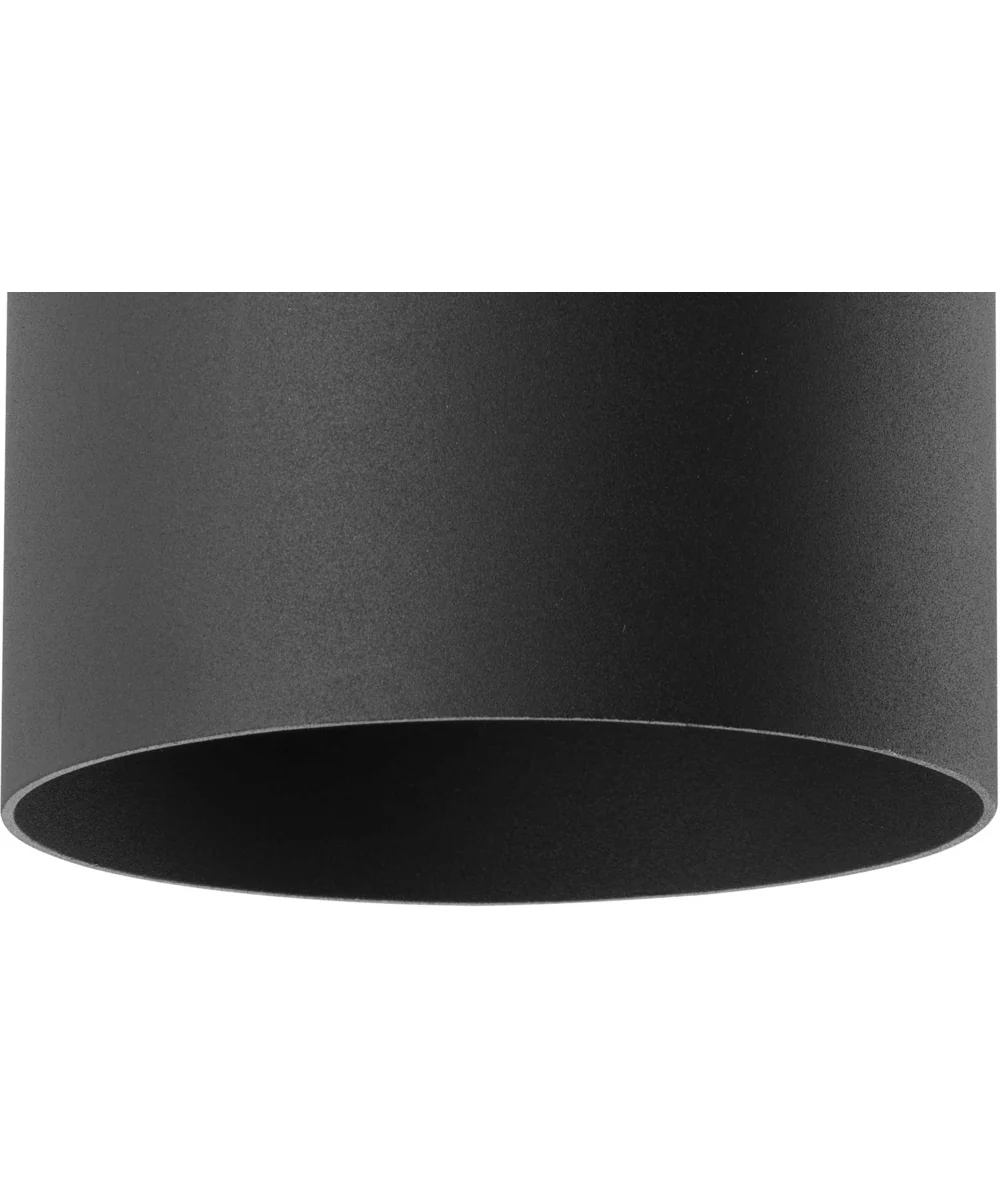 6" LED Outdoor Wall Cylinder Black - Image 4