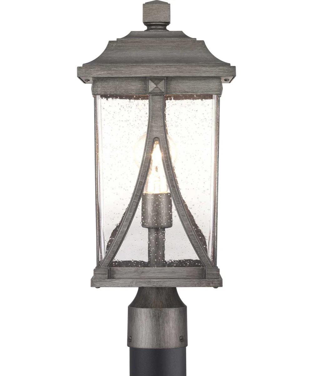 Abbott 1-Light Post Lantern Antique Pewter - Image 4
