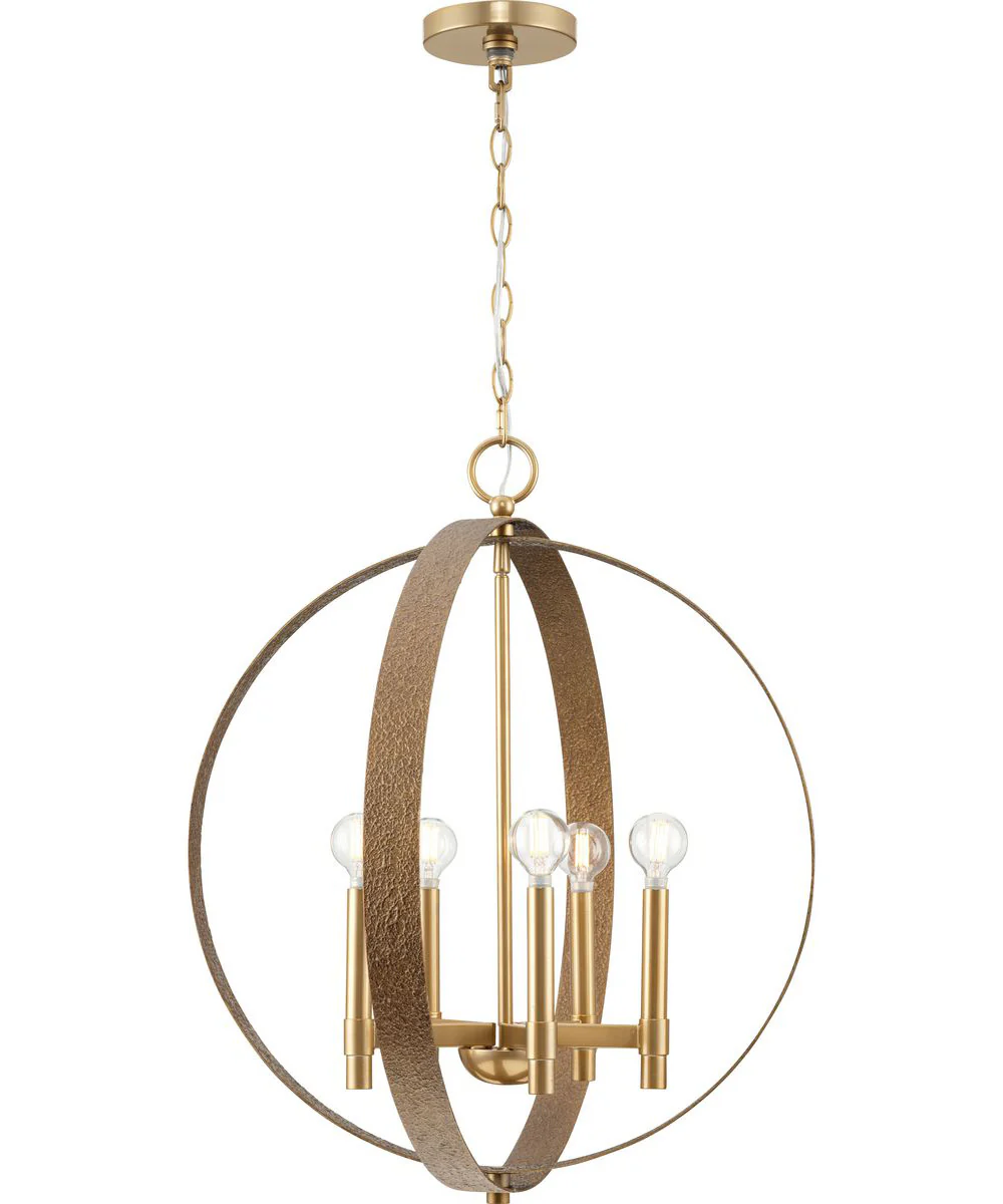 Allegheny 5-Light Pendant Soft Gold - Image 5
