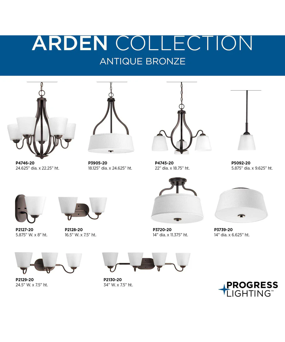 Arden 4-Light Bath & Vanity Antique Bronze - Image 3