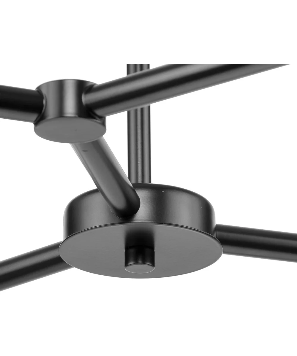 Arya 12-Light Chandelier Matte Black - Image 6