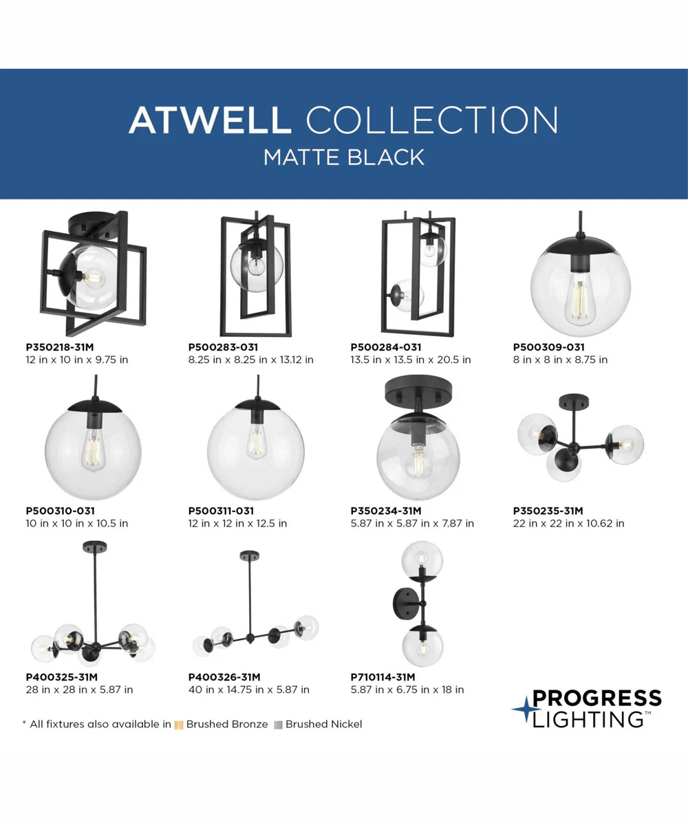 Atwell 2-Light Mid-Century Modern Wall Sconce Matte Black - Image 10