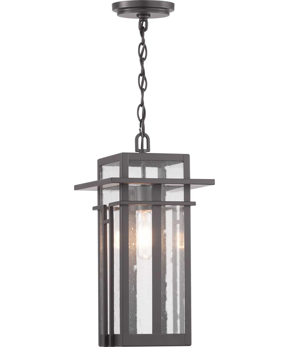 Boxwood 1-Light Hanging Lantern Antique Bronze - Image 3