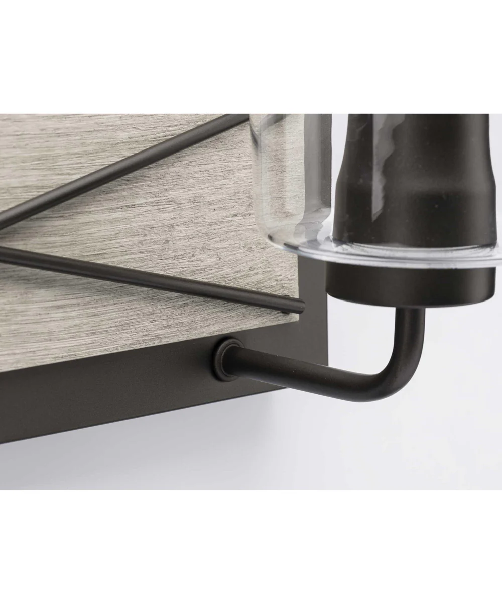 Briarwood 4-Light Clear Glass Coastal Bath Vanity Light Graphite - Image 10