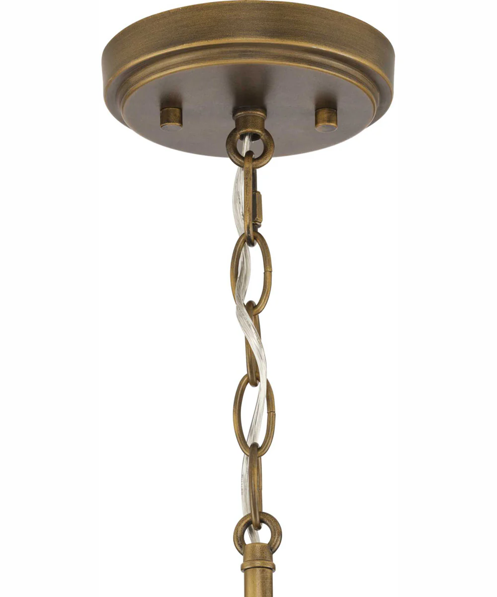 Burgess 1-Light Modern Farmhouse Pendant Aged Bronze - Image 7