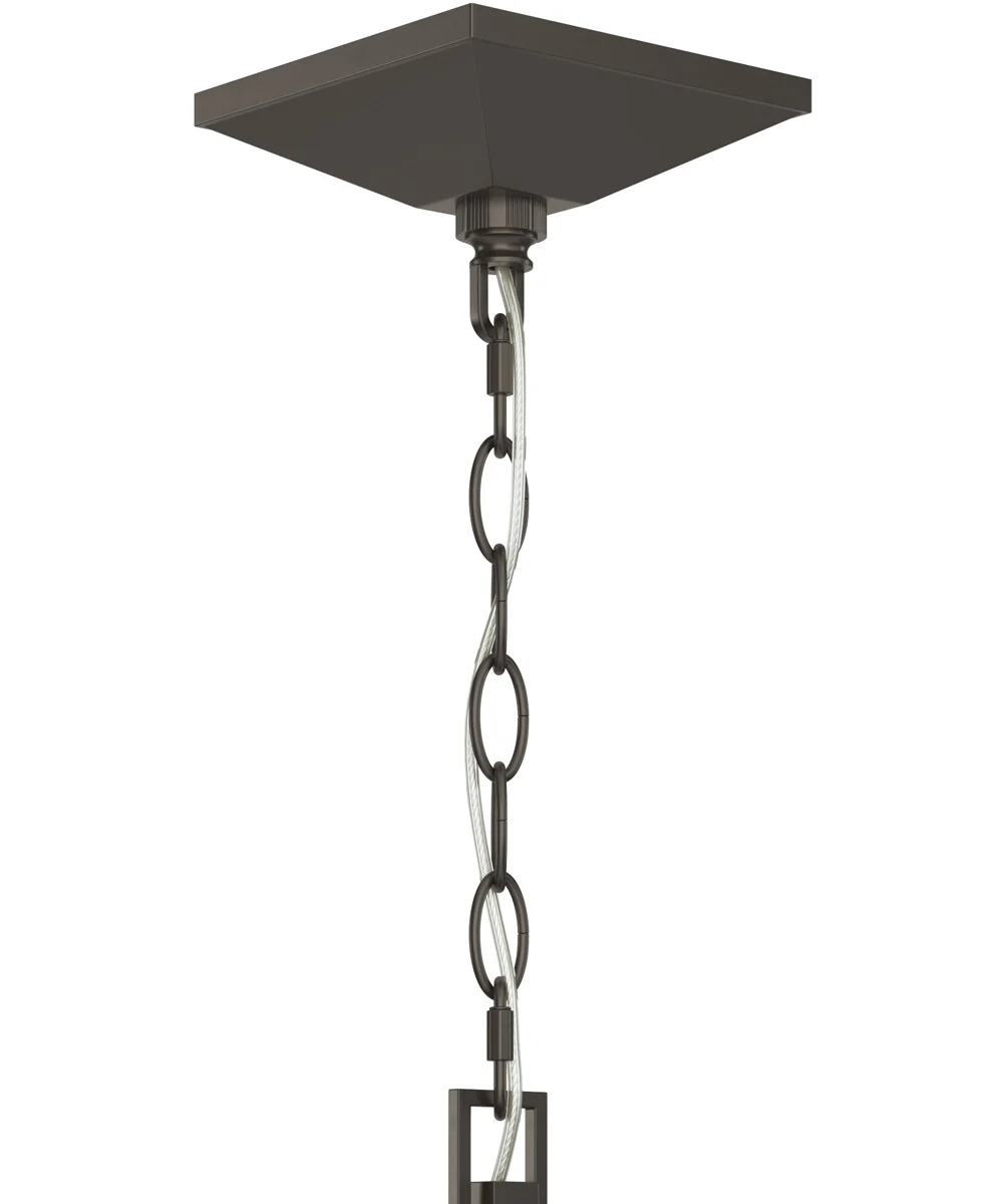 Cantley Outdoor Pendant with Clear Glass Panels Antique Bronze - Image 5