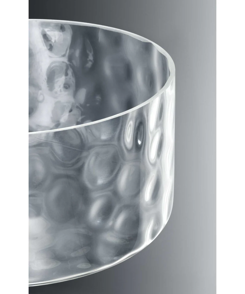 Caress 3-Light Clear Water Glass Luxe Bath Vanity Light Polished Nickel - Image 3