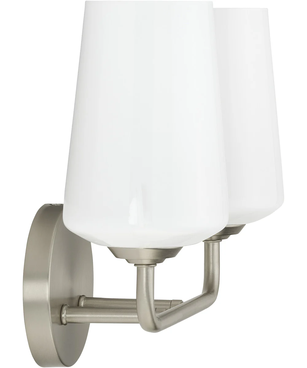 Celino 2-Light Bath & Vanity Brushed Nickel - Image 3
