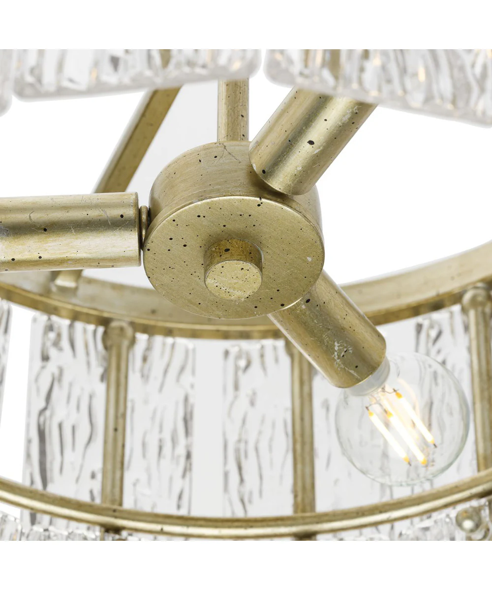 Chevall 3-Light Organic Pendant Gilded Silver - Image 13