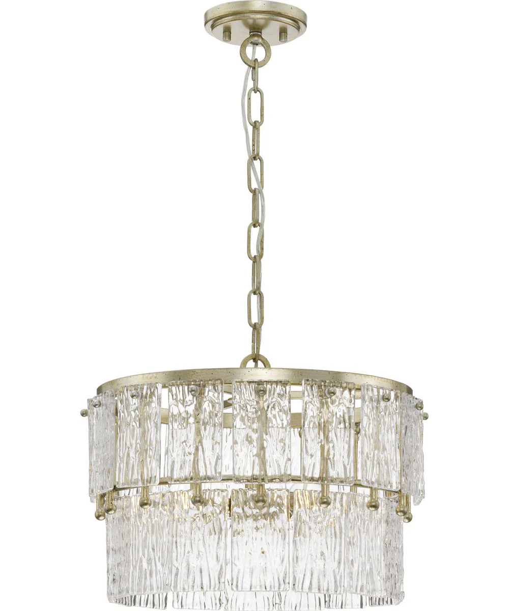Chevall 3-Light Organic Pendant Gilded Silver - Image 7
