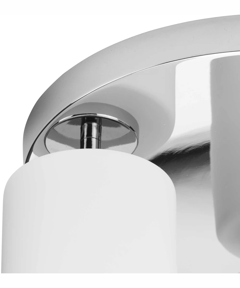 Cofield 12 in. 3-Light Transitional Flush Mount Polished Chrome - Image 5