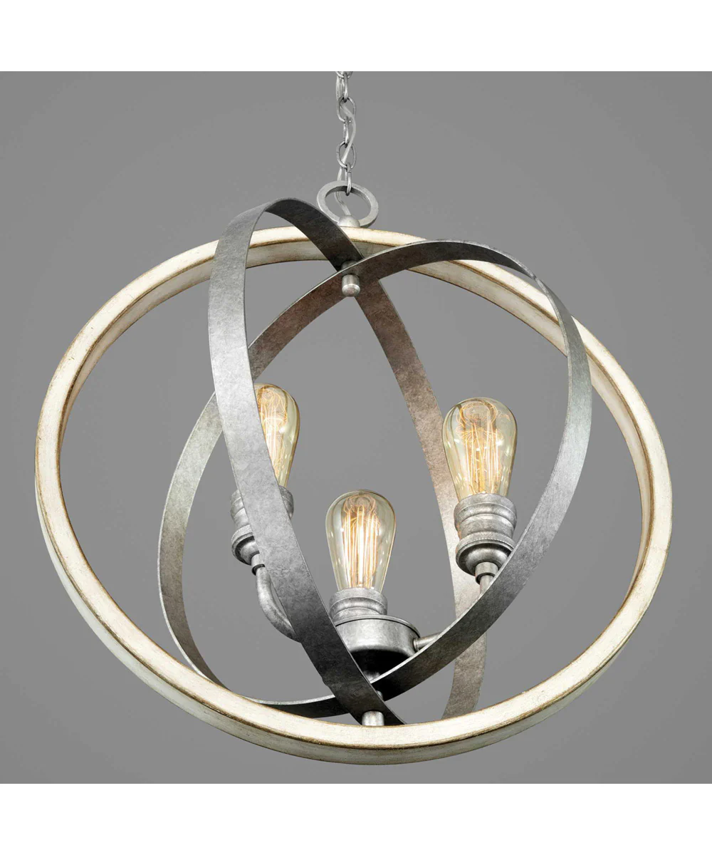 Conestee 3-Light Farmhouse Pendant Light Galvanized Finish - Image 5