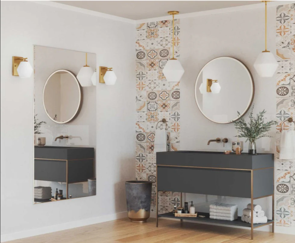 Copeland 1-Light Mid-Century Modern Vanity Light Brushed Gold - Image 2