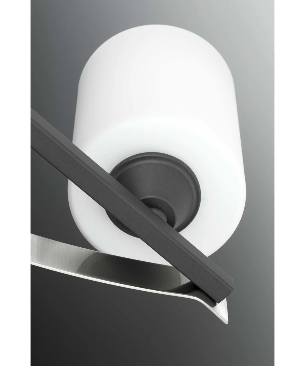 Dart 4-Light Etched Glass Modern Bath Vanity Light Graphite - Image 8
