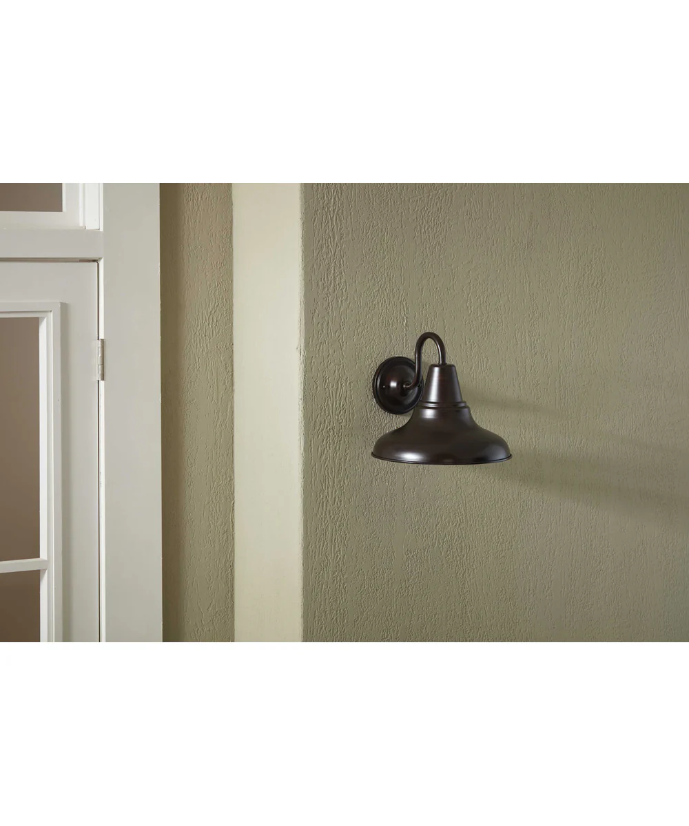 District 1-Light Large Wall Lantern Antique Bronze - Image 3