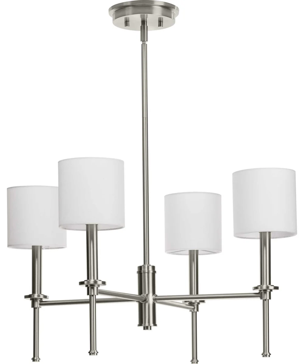 Elara 4-Light New Traditional  Chandelier Light Brushed Nickel - Image 8