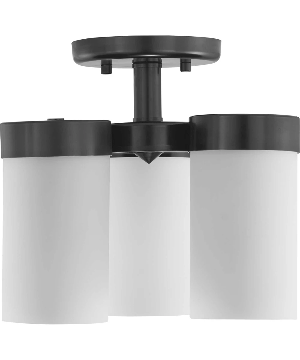 Elevate 3-Light 11-3/4" Flush Mount Matte Black - Image 2
