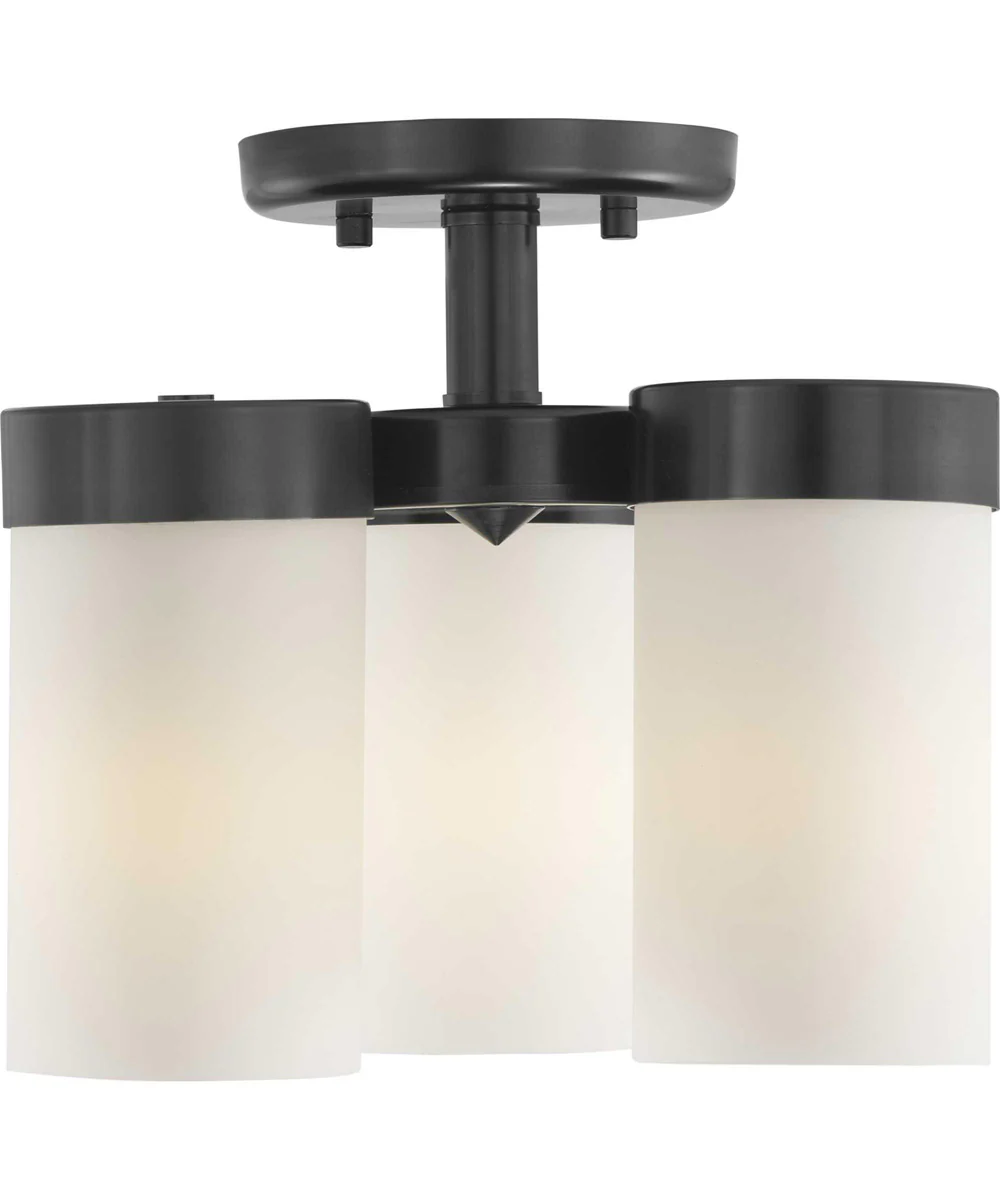 Elevate 3-Light 11-3/4" Flush Mount Matte Black - Image 5