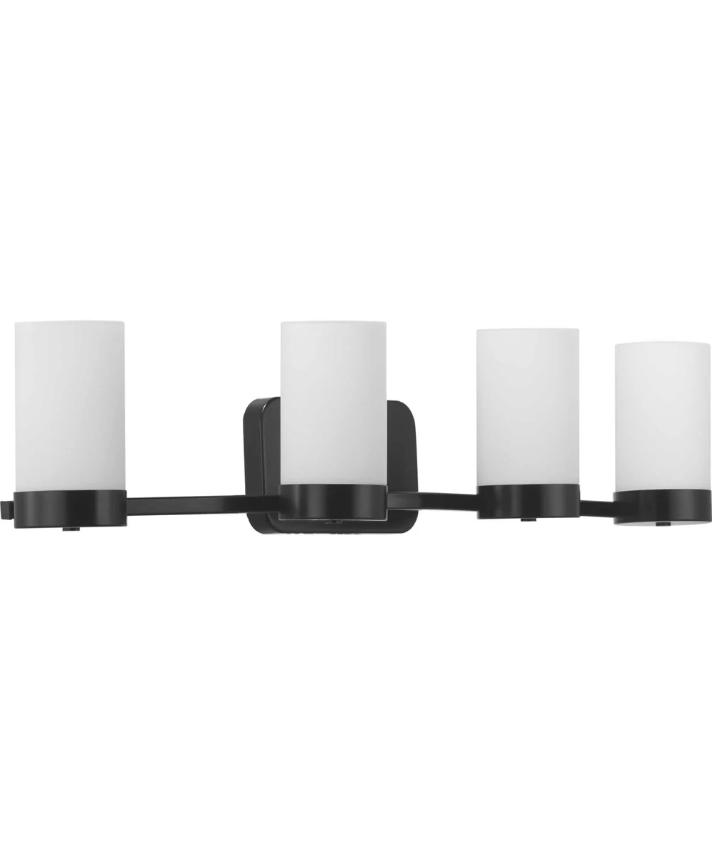 Elevate 4-Light. Bath & Vanity Matte Black